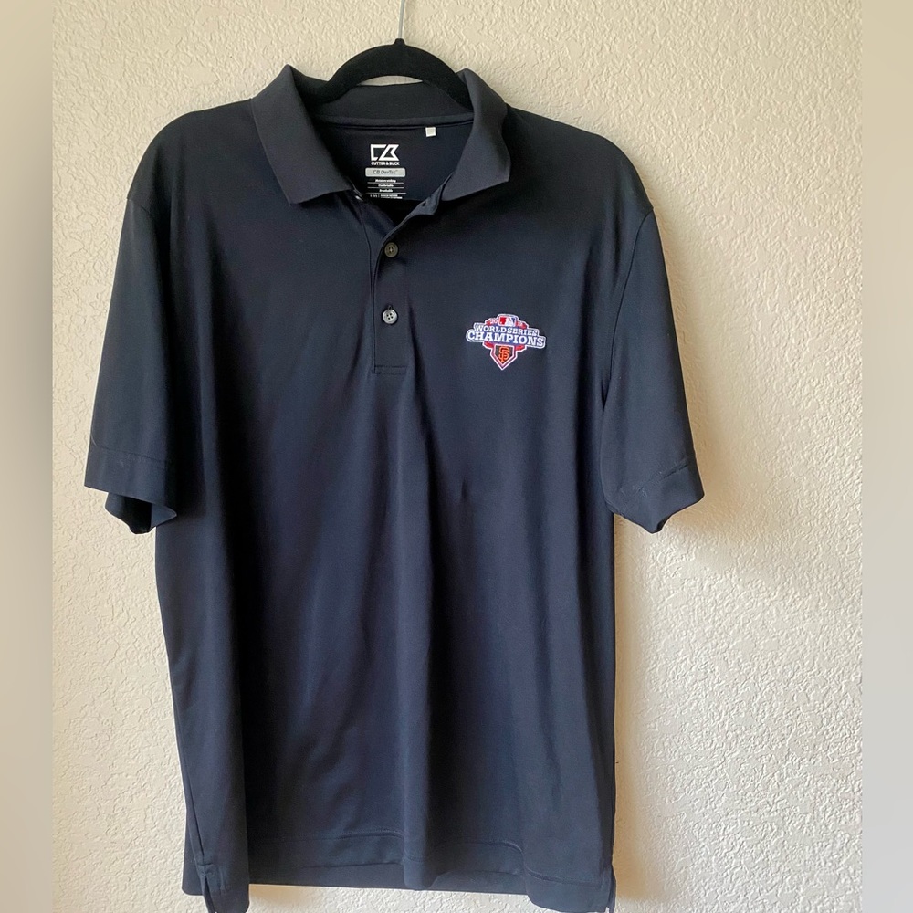 Cutter & Buck Black Large Pollo Shirt